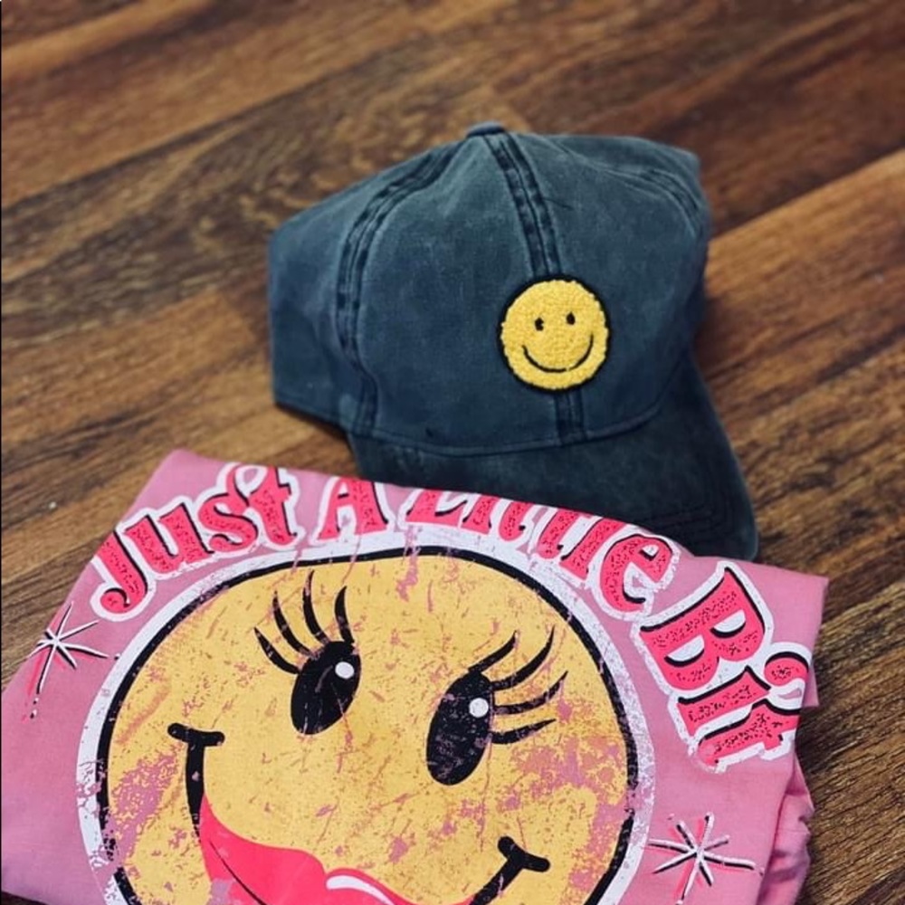 Smiley face hat